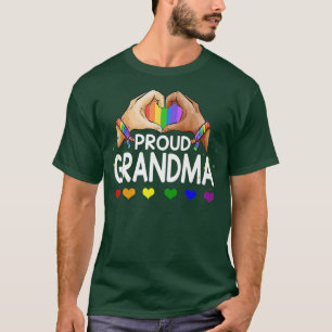 Proud Grandma LGBT Flag Gay Lesbian Pride Parades  T-Shirt
