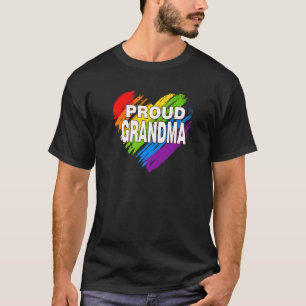 Proud Grandma Lgbt Rainbow Gay Pride  Mother's Day T-Shirt