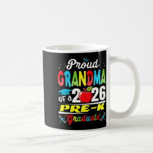 Proud grandma of 2026 pre-k graduate mothers day coffee mug
