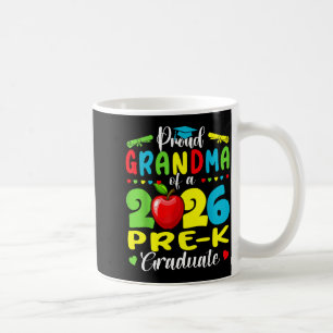 Proud grandma of 2026 pre-k graduate mothers day coffee mug