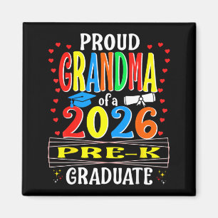 Proud grandma of 2026 pre-k graduate mothers day magnet