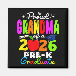 Proud grandma of 2026 pre-k graduate mothers day magnet