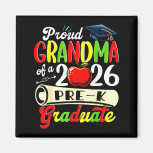 Proud grandma of 2026 pre-k graduate mothers day magnet