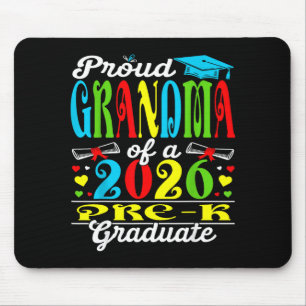 Proud grandma of 2026 pre-k graduate mothers day mouse pad