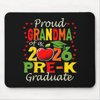 Proud grandma of 2026 pre-k graduate mothers day mouse pad