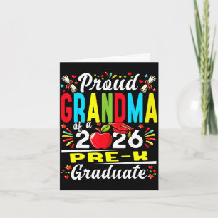 Proud grandma of 2026 pre-k graduate mothers dayPr Card