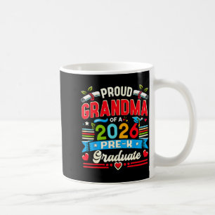 Proud grandma of 2026 pre-k graduate mothers dayPr Coffee Mug
