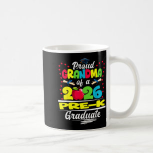 Proud grandma of 2026 pre-k graduate mothers dayPr Coffee Mug