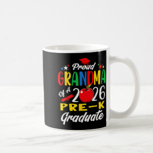 Proud grandma of 2026 pre-k graduate mothers dayPr Coffee Mug