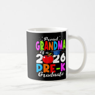 Proud grandma of 2026 pre-k graduate mothers dayPr Coffee Mug