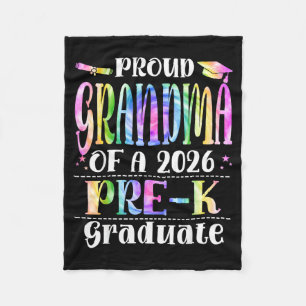 Proud grandma of 2026 pre-k graduate mothers dayPr Fleece Blanket