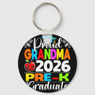 Proud grandma of 2026 pre-k graduate mothers dayPr Key Ring