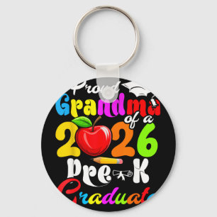 Proud grandma of 2026 pre-k graduate mothers dayPr Key Ring