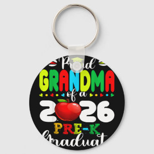 Proud grandma of 2026 pre-k graduate mothers dayPr Key Ring