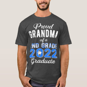 Proud Grandma of 2nd Grade Graduate 2022 Family Gr T-Shirt