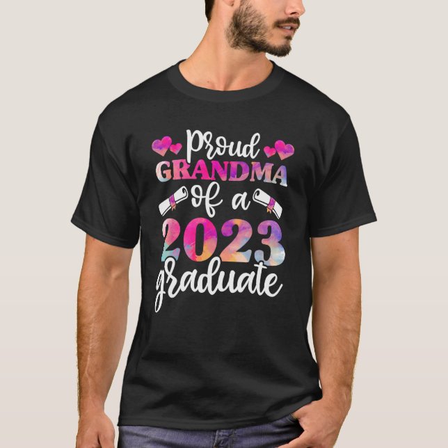 Proud Grandma Of A 2023 Graduate Shirt, Fun Women  T-Shirt (Front)