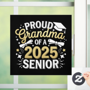 Proud Grandma Of A 2025 Graduate Graduation Golden