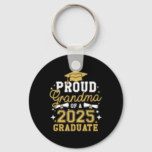 Proud Grandma Of A 2025 Graduate Grandma Graduatio Key Ring