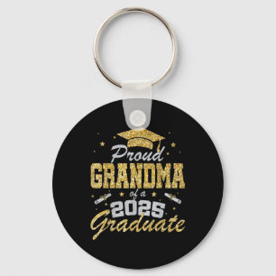 Proud Grandma Of A 2025 Graduate Senior Cl Of 2025 Key Ring