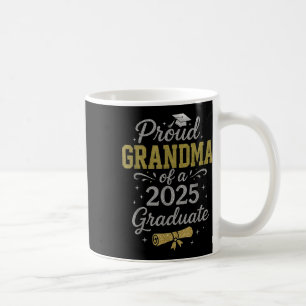 Proud Grandma Of A 2025 Graduate Senior Graduation Coffee Mug