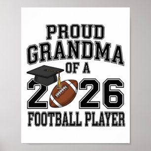 Proud Grandma of a 2026 Football Senior Class Poster