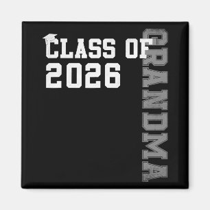 Proud Grandma Of A 2026 Graduate Grad Senior Gradu Magnet
