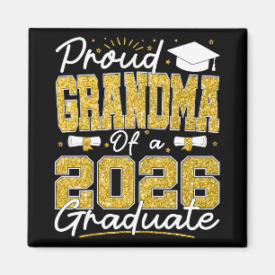 Proud Grandma Of A 2026 Graduate Senior 2026 Grad Magnet