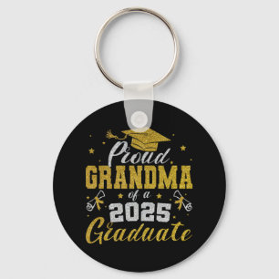 Proud Grandma Of A Cl Of 2025 Graduate Senior Grad Key Ring