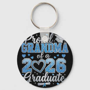 Proud Grandma Of A Cl Of 2026 Graduate Senior Grad Key Ring
