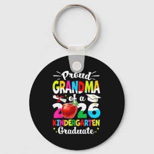 Proud grandma of a class of 2026 graduate kids key ring