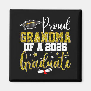 Proud grandma of a class of 2026 graduate senior magnet