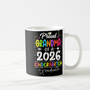 Proud grandma of a class of 2026 kindergarten coffee mug