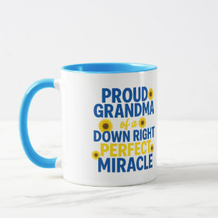 Proud Grandma of a Down Right Perfect Miracle Mug