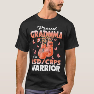Proud Grandma Of A Rsd Crps Warrior Awareness Boxi T-Shirt