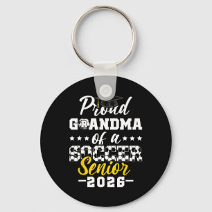 Proud Grandma Of A Soccer Senior 2026 Graduation G Key Ring