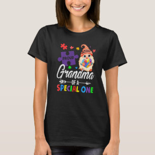 Proud Grandma Of A Special One Puzzle Gnome Autism T-Shirt