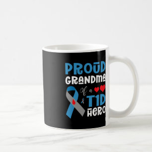 Proud Grandma Of A T1D Hero Type 1 Diabetes Awaren Coffee Mug