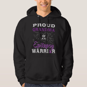 Proud Grandma Of An Epilepsy Warrior Awareness Hoodie
