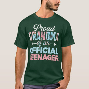 Proud Grandma of an Official Teenager 13th Birthda T-Shirt