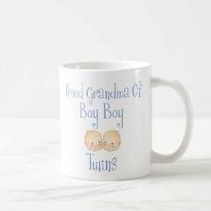 Proud Grandma of Boy Twins Coffee Mug