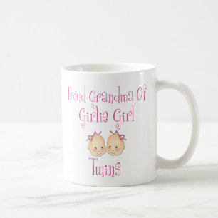 Proud Grandma of Girl Twins Coffee Mug