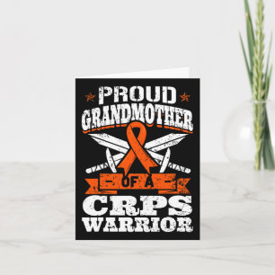 Proud Grandmother Of A Crps Warrior Rsd Awareness Card