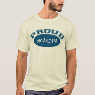Proud Grandpa (Blue) T-Shirt