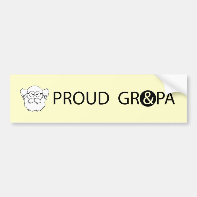 Proud Grandpa_Bumper Sticker (Front)