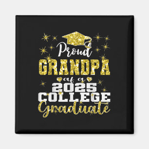 Proud Grandpa Of 2025 College Graduate Family 25 G Magnet