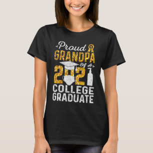 Proud Grandpa of a 2021 College Graduate Face Mask T-Shirt