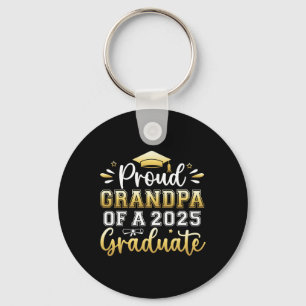 Proud Grandpa Of A 2025 Graduate Senior Graduation Key Ring