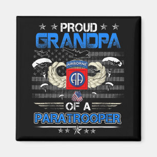 Proud Grandpa Of A Army 82nd Airborne Paratroope V Magnet