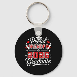 Proud Grandpa Of A Cl 2026 Graduate Senior Graduat Key Ring