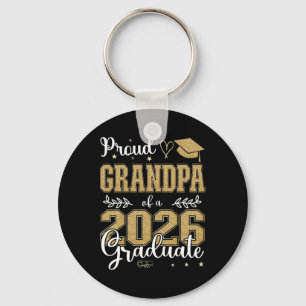 Proud Grandpa Of A Cl Of 2026 Graduate For Graduat Key Ring